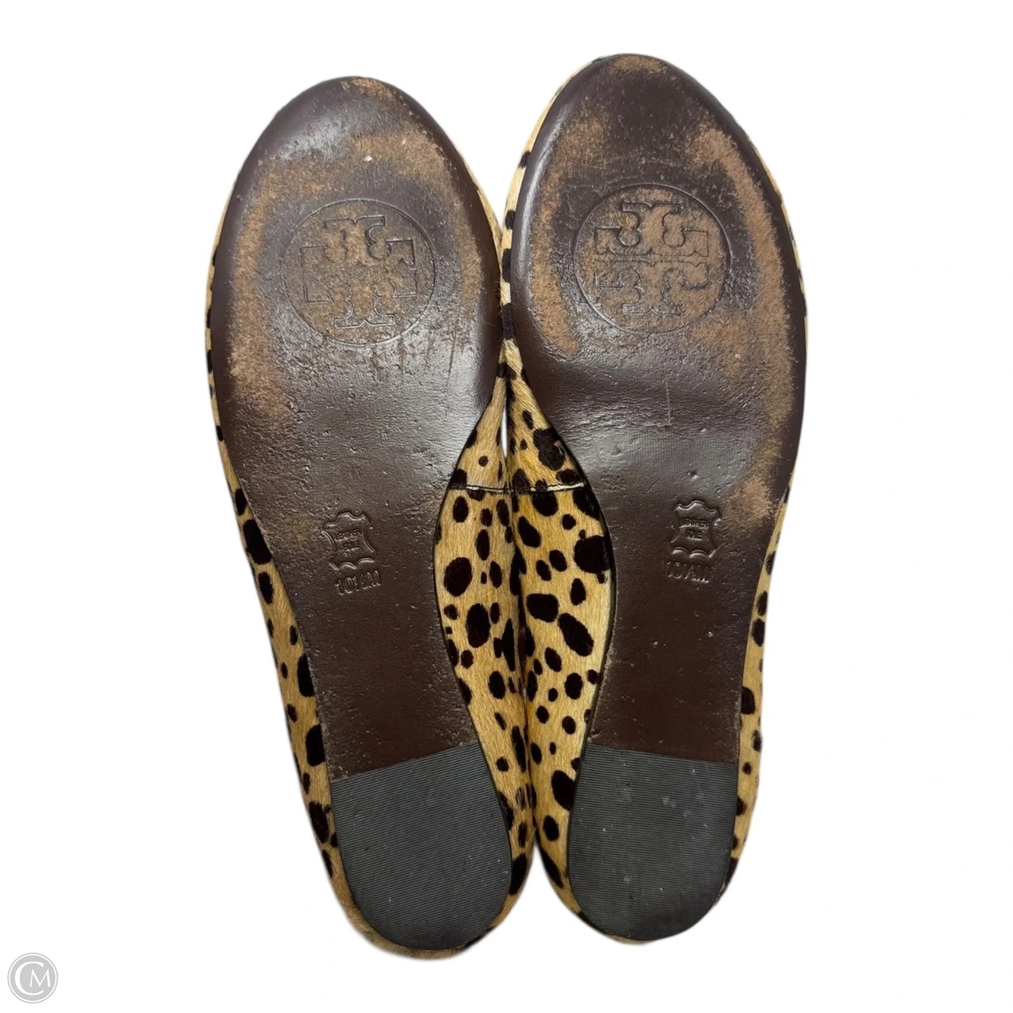 Ponyhair Cheetah Flats Shoes Designer By Tory Burch In Animal Print, Size: 10.5