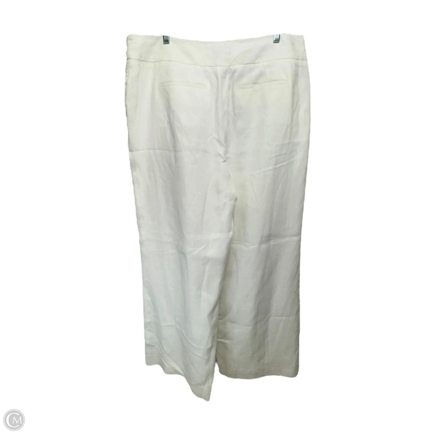 Pants Linen By Talbots In White, Size: 16