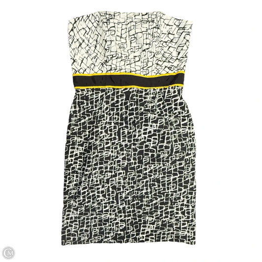Strapless Sheath Dress By Nue By Shani In Black & White, Size: 12