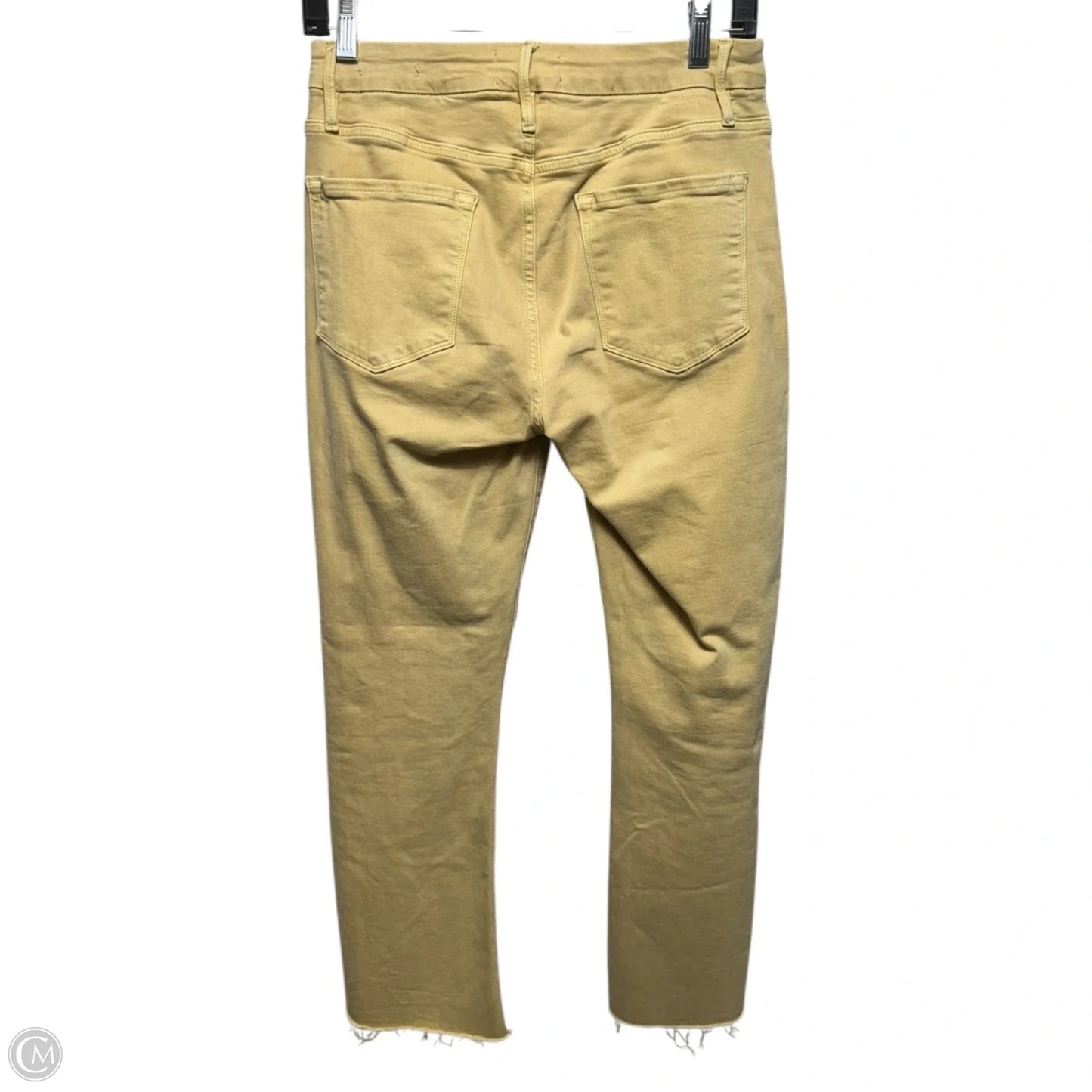 Jeans Boot Cut By Frame In Yellow, Size: 6/28
