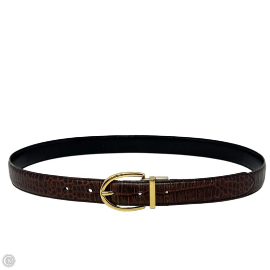 Reversible Leather Belt By Lauren By Ralph Lauren, Size: Small