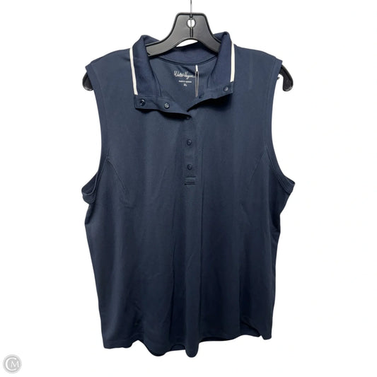 Athletic Tank Top By Walter Hagen In Navy, Size: Xl