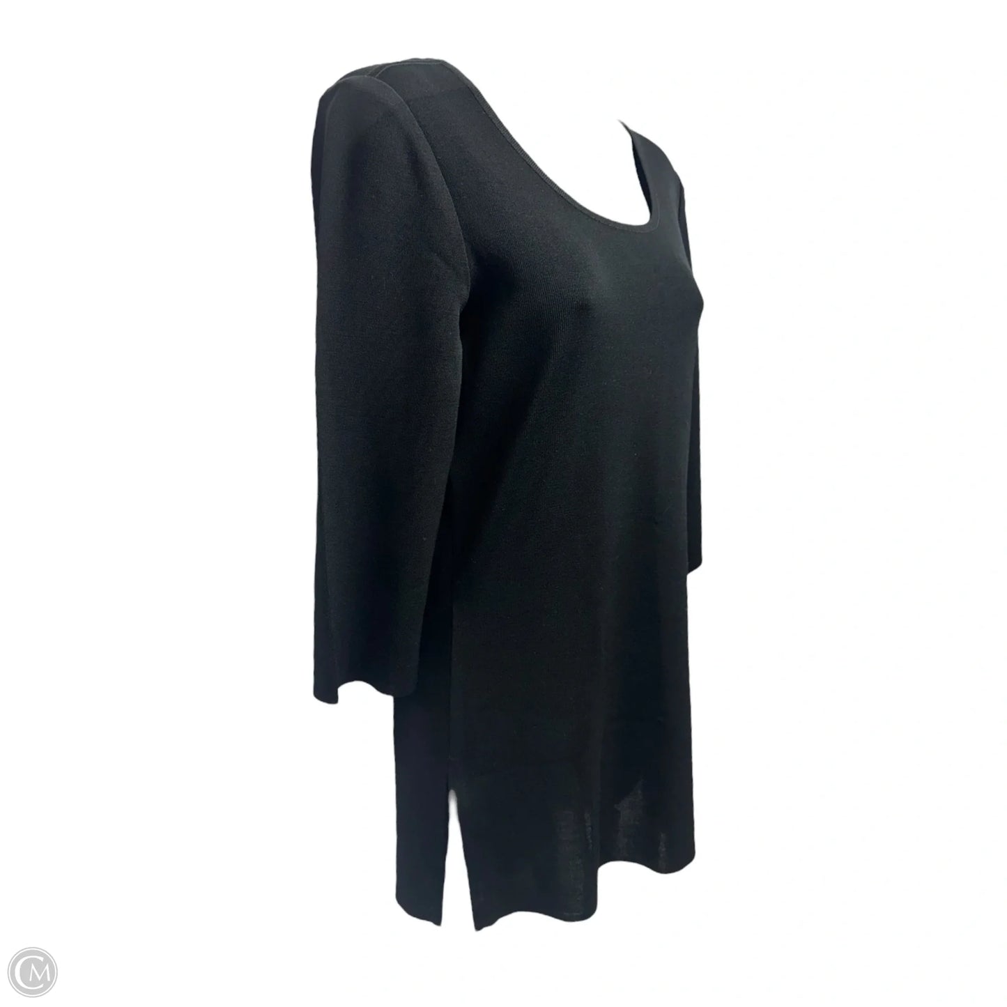 Top Long Sleeve By Ming Wang In Black, Size: Xs