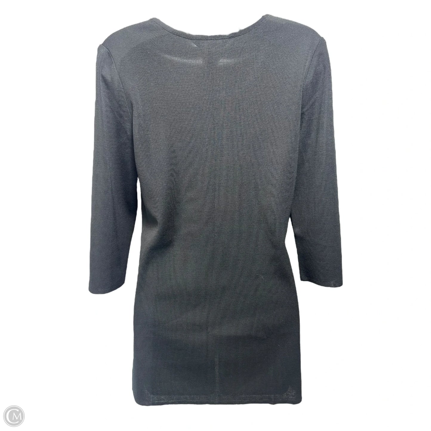 Top Long Sleeve By Ming Wang In Black, Size: Xs