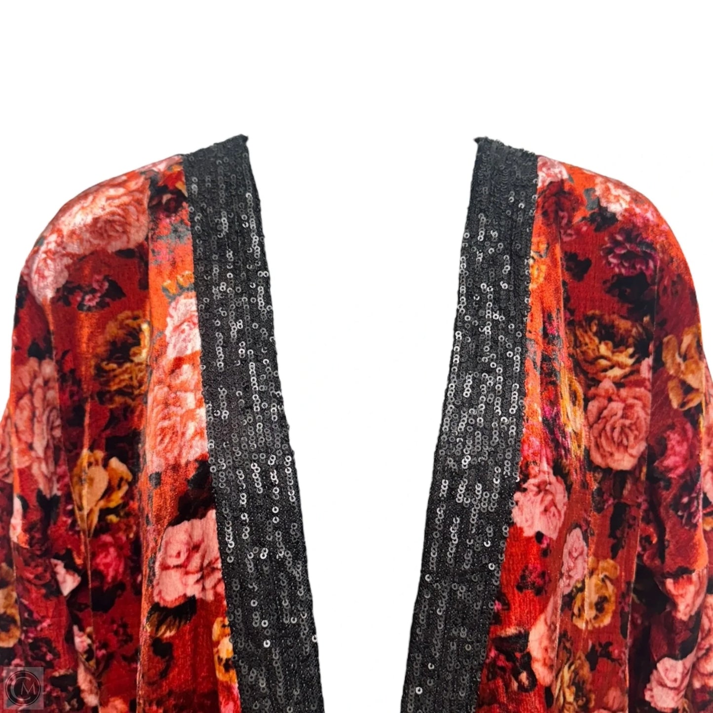 Billie Silk Short Kimono By Johnny Was In Floral Print, Size: XS