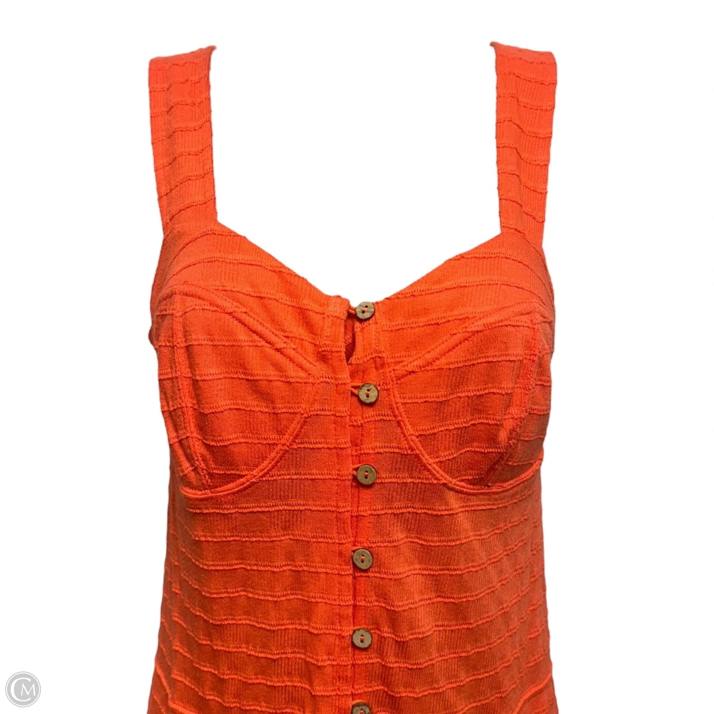 Lafayette Midi Dress By Free People In Capri Orange, Size: XS