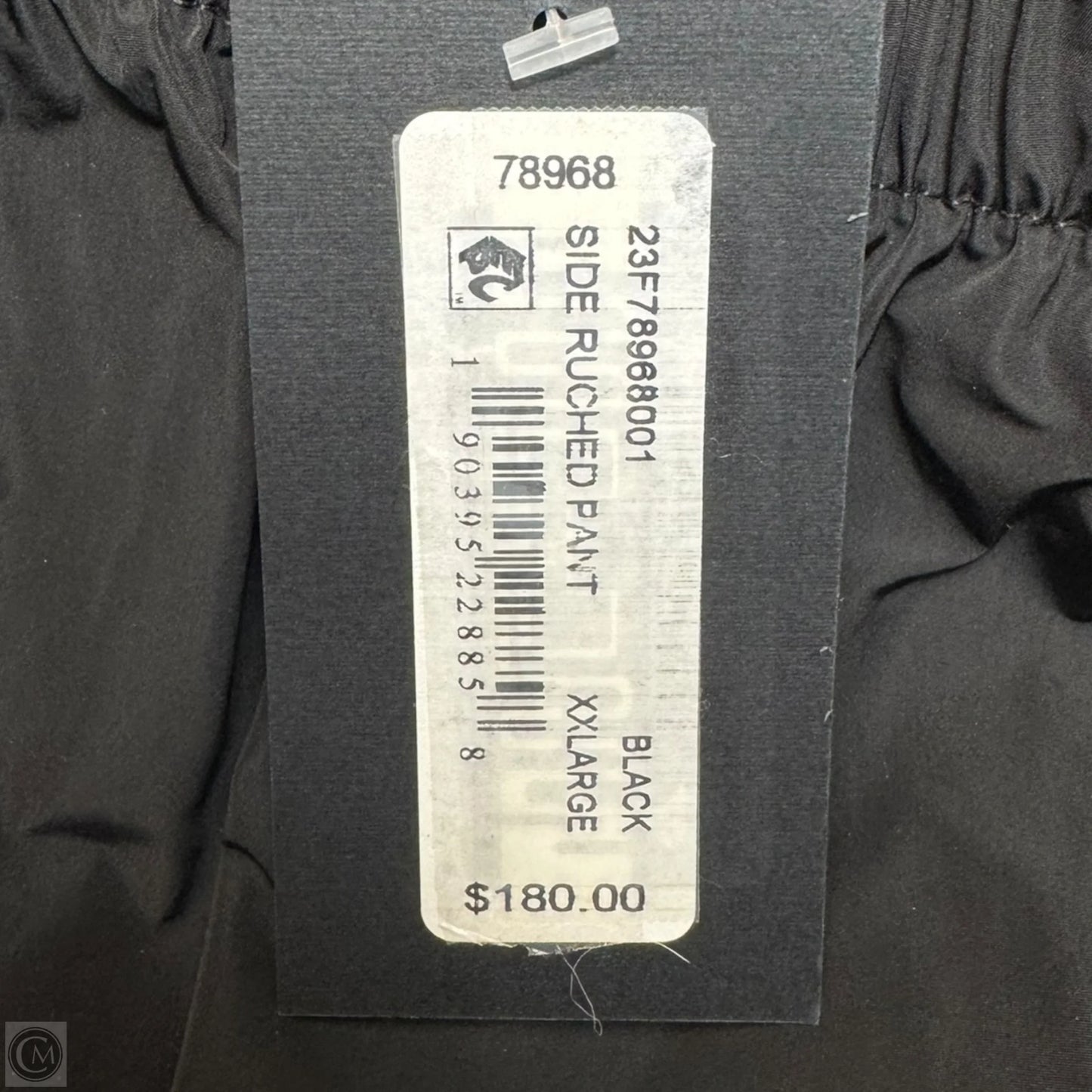 Side Ruched Pants Lounge By Bryn Walker In Black, Size: Xxl