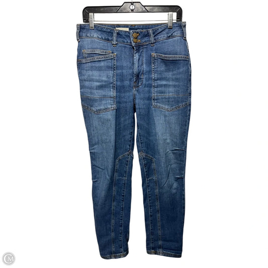 The Wanderer Relaxed-Leg Jeans By Pilcro In Blue Denim, Size: 6