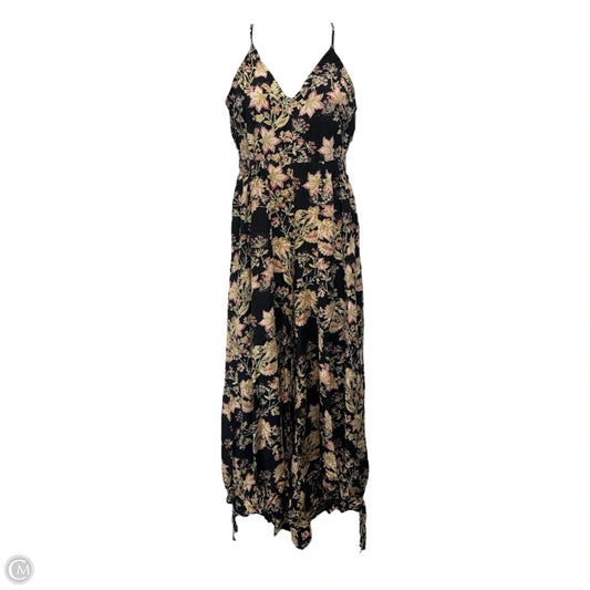 Stand Out Printed Jumpsuit By Free People In Black Combo, Size: S
