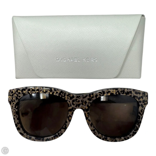 Empire Square Frame Leopard MK 2193 Sunglasses By Michael By Michael Kors