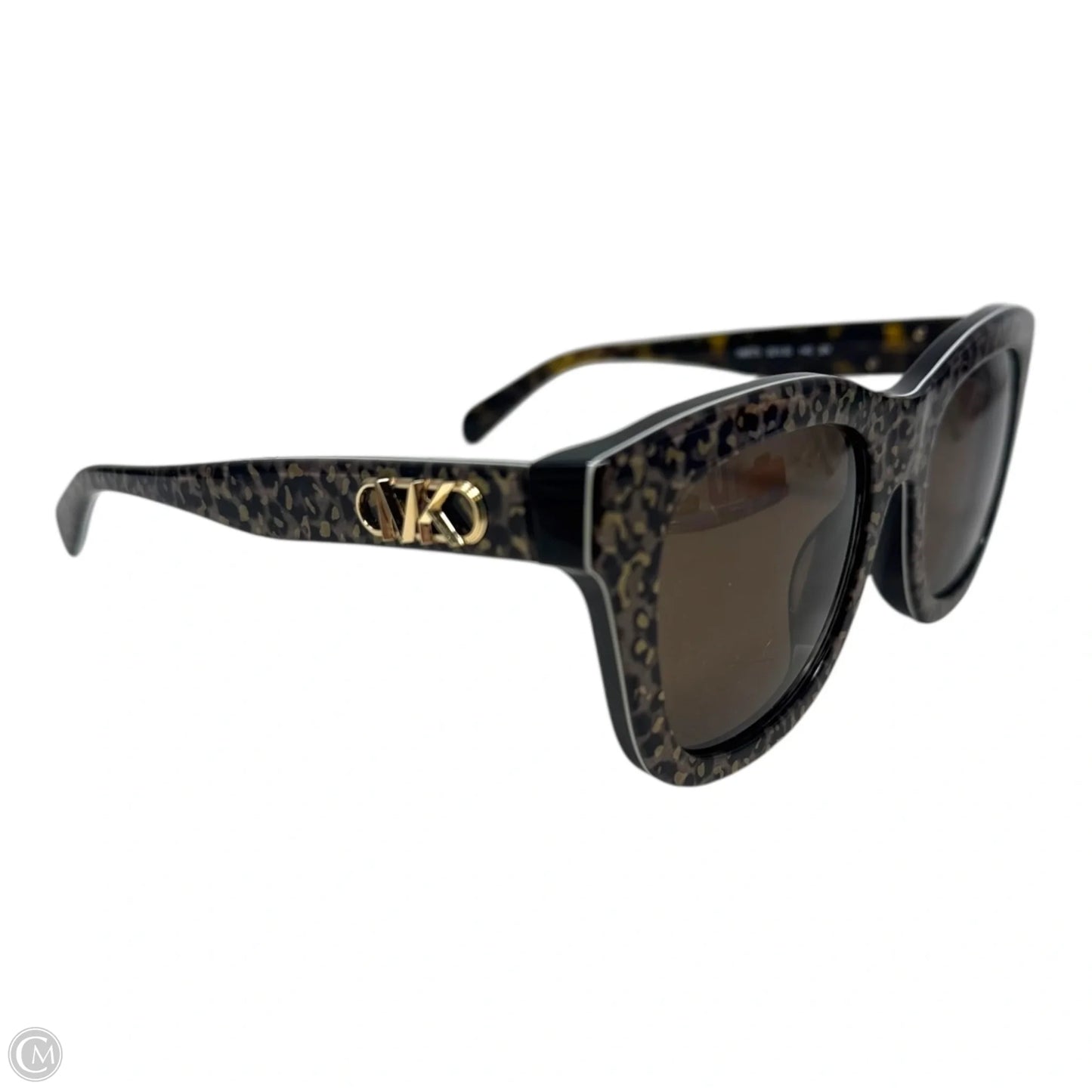 Empire Square Frame Leopard MK 2193 Sunglasses By Michael By Michael Kors
