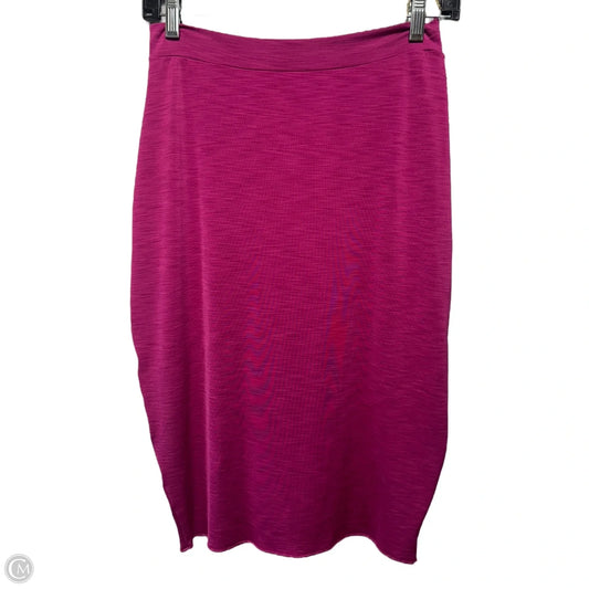 Skirt Midi By Curve Appeal In Pink, Size: S