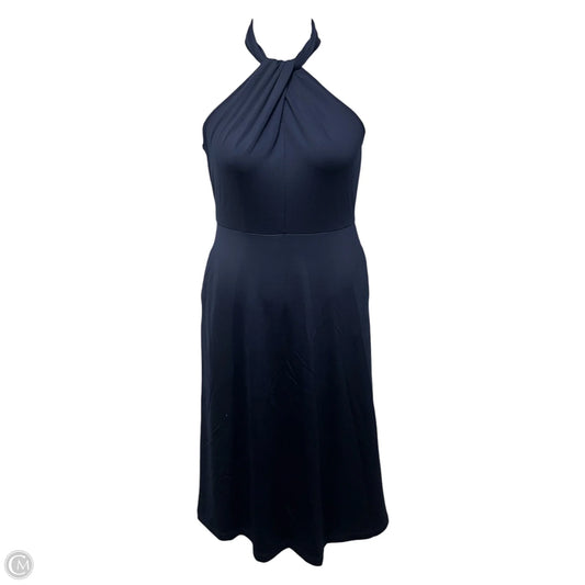 Alessia Dress Casual Midi By J Mclaughlin In Navy, Size: M