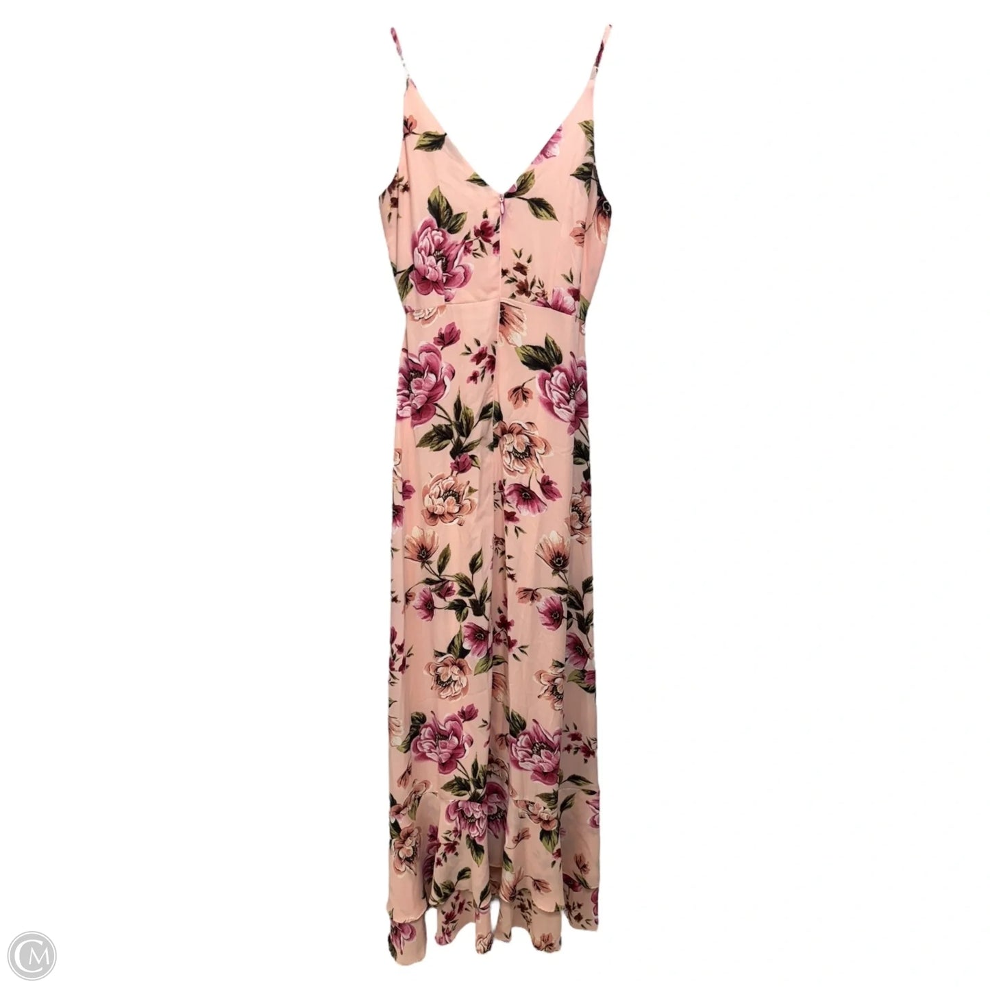 Bodacious Bella Blush Pink Floral Print Maxi Dress By Lulu In Floral Print, Size: XS