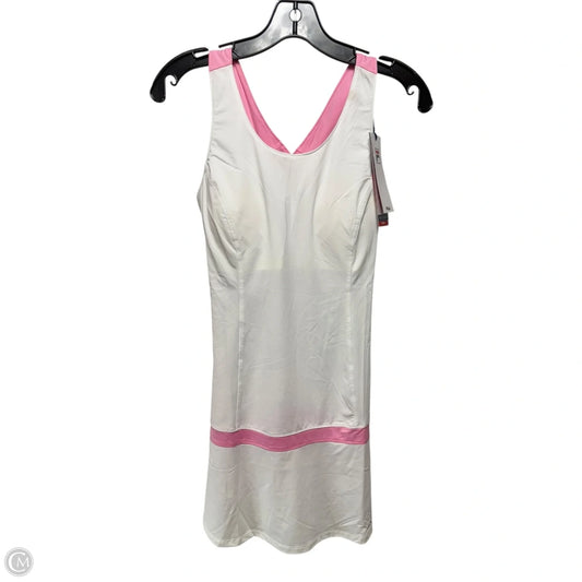 Athletic Dress By Fila In White, Size: M