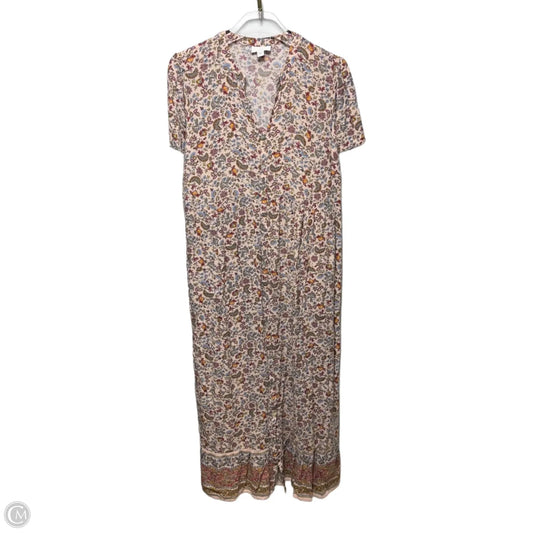 Dress Casual Maxi By J. Jill In Floral Print, Size: S