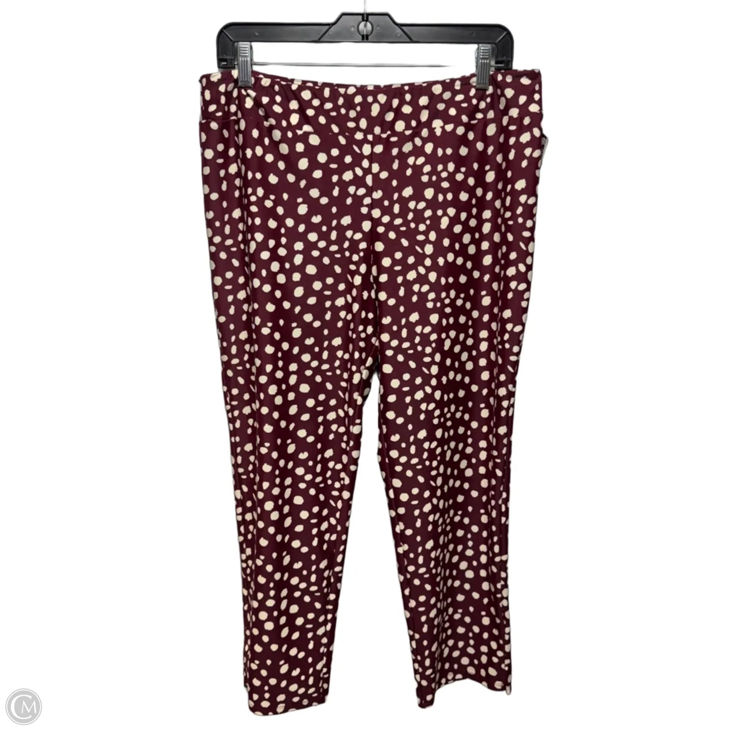 Pants Lounge By Jude Connally In Maroon, Size: L