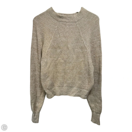 Too Good Pullover Sweater By Free People In Heathered Beige, Size: M