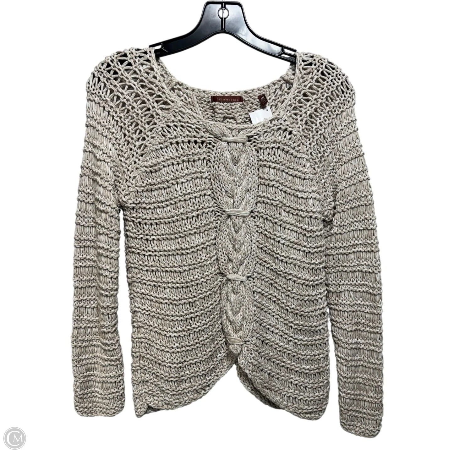 Sweater By 525 America In Tan, Size: Xs