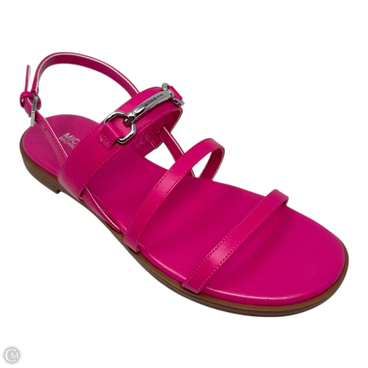 Carson Horsebit Sandals Flats By Michael By Michael Kors In Pink, Size: 7