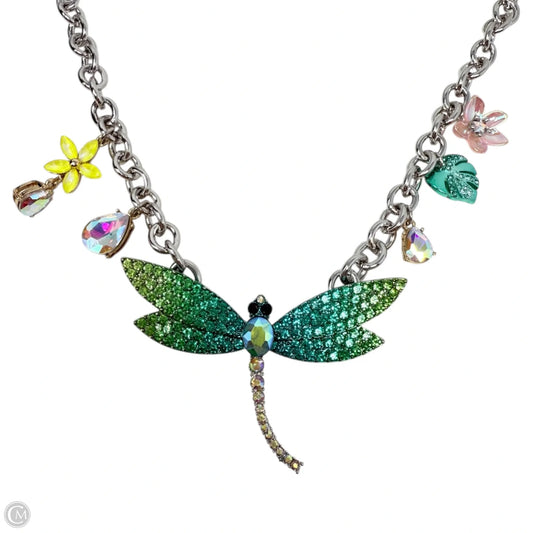 Garden Glam Droganfly Bib Necklace By Betsey Johnson