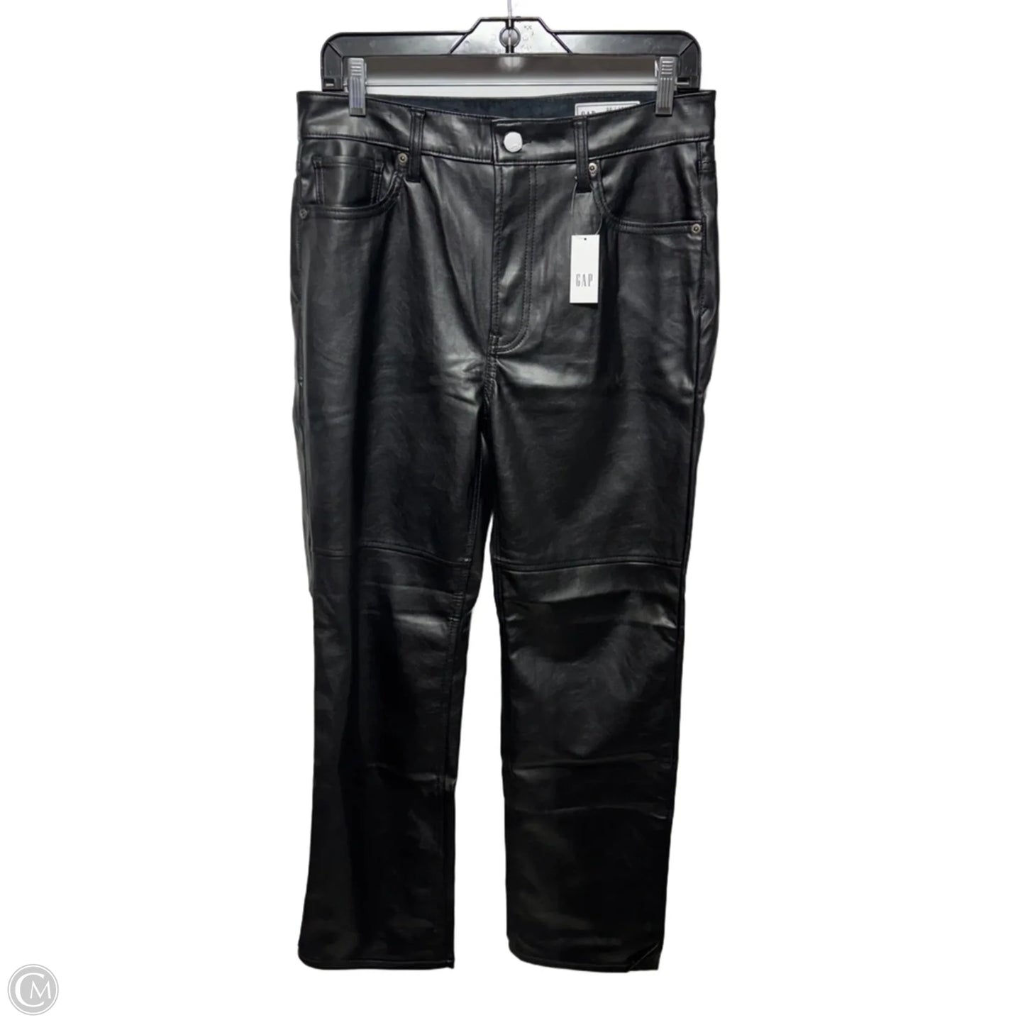 Cheeky Straight High Rise Pants By Gap In Black, Size: 10/30