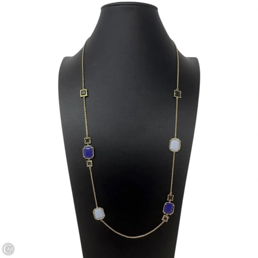 Neapolitan Scatter Necklace Designer By Kate Spade In Multi-Colored Blues
