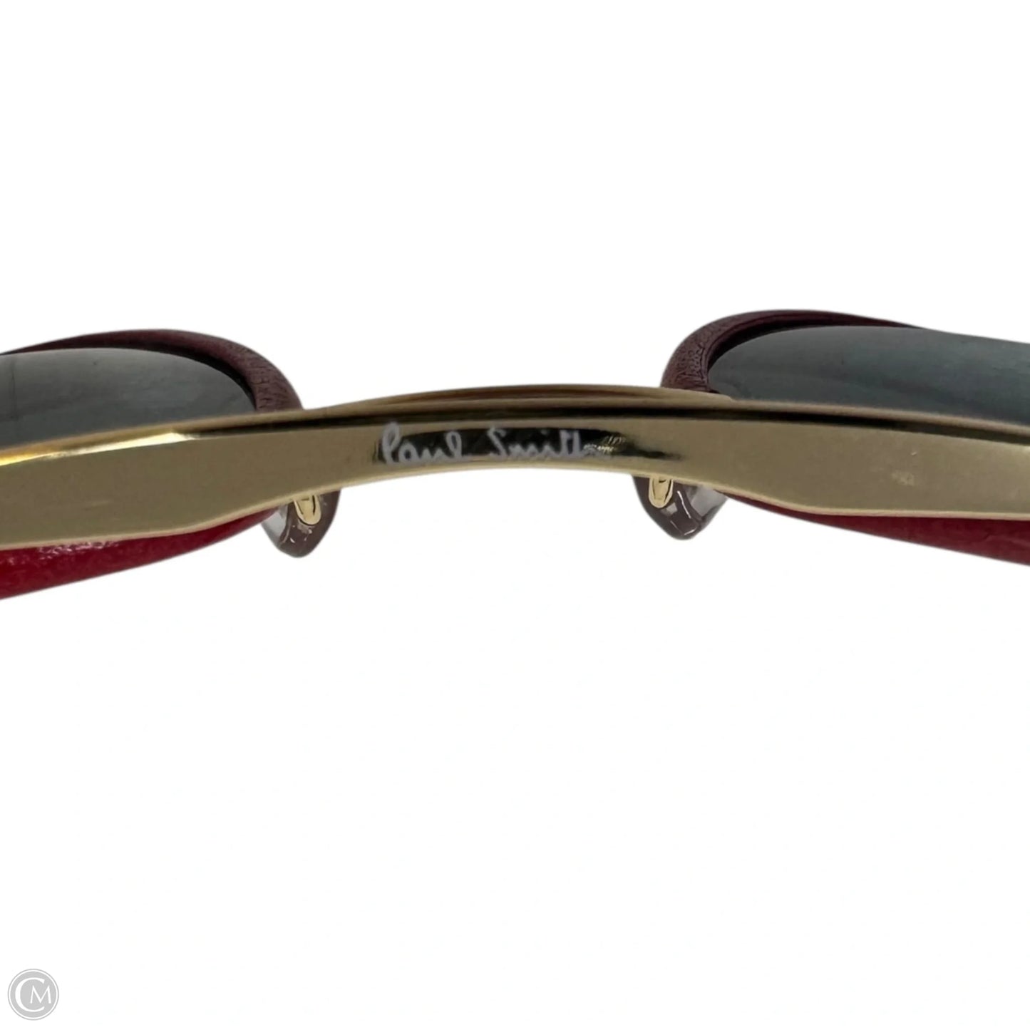 817 Leather Trim Aviator Sunglasses By Paul Smith