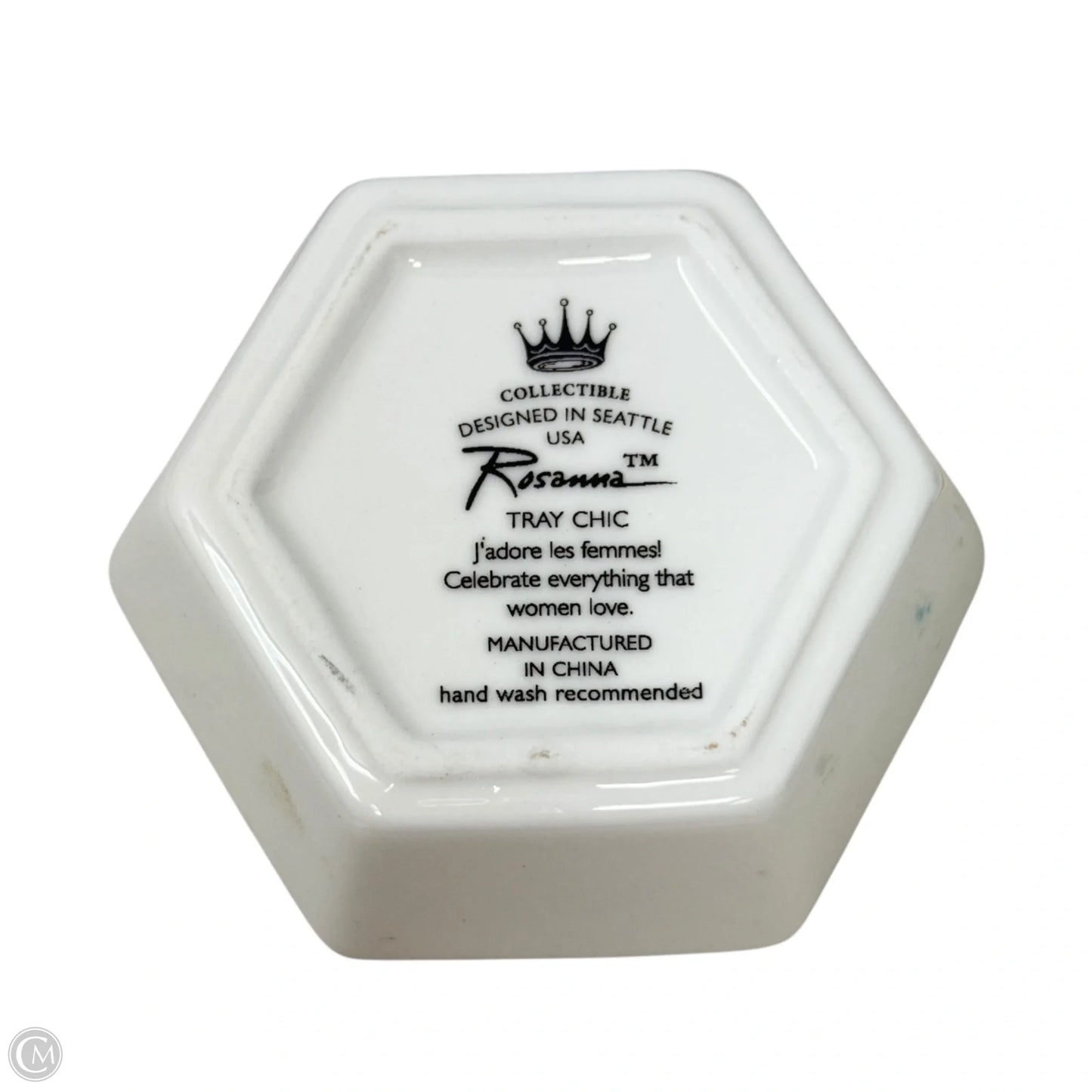 Oui Oui Cherie Tray Chic Jewelry Dish By Rosanna