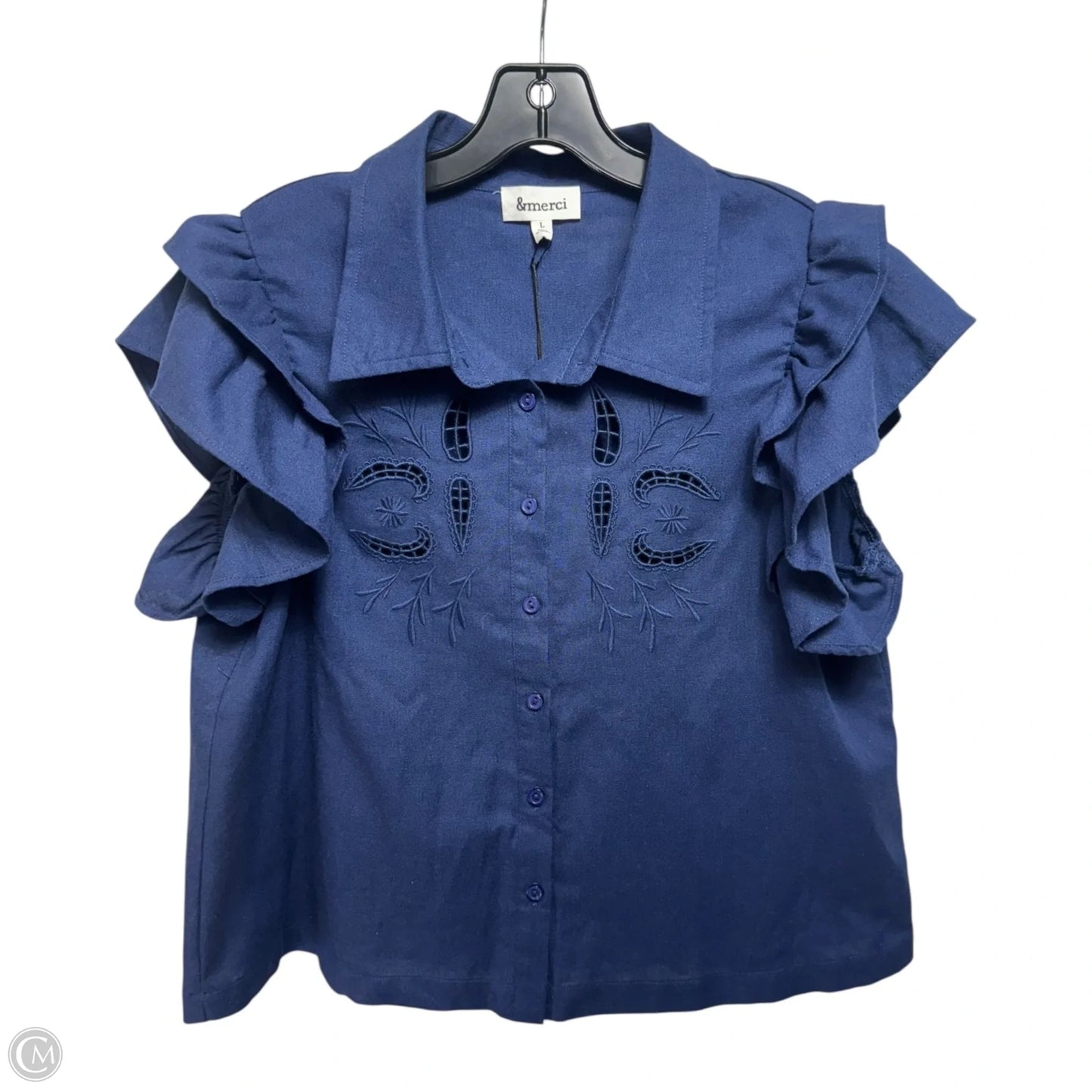 Carrie Top By &Merci In Navy, Size: L