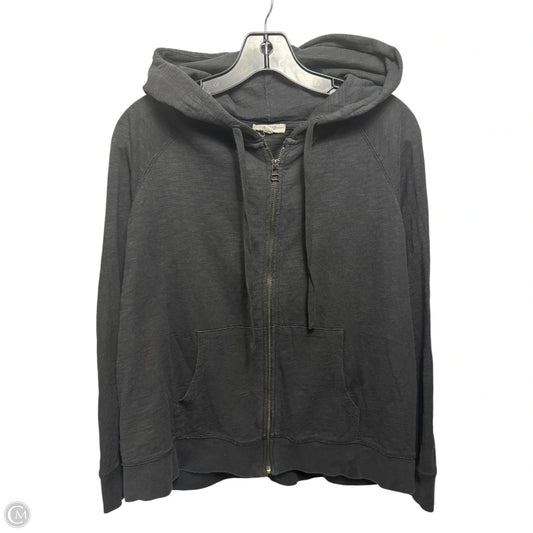 Sweatshirt Hoodie By Leallo In Black, Size: M