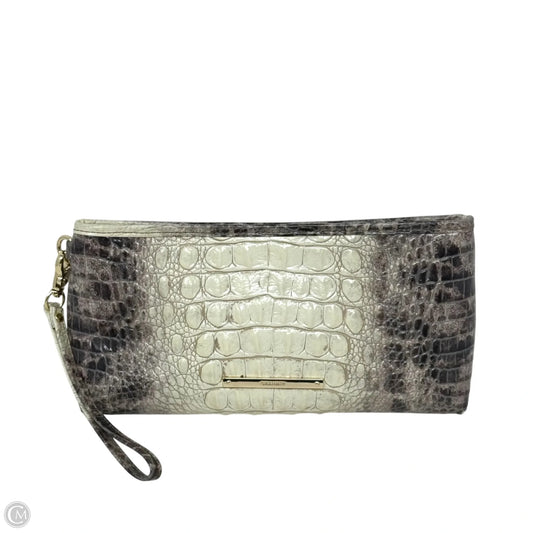 Kayla Clutch Designer By Brahmin In Melbourne Embossed Leather, Size: Medium