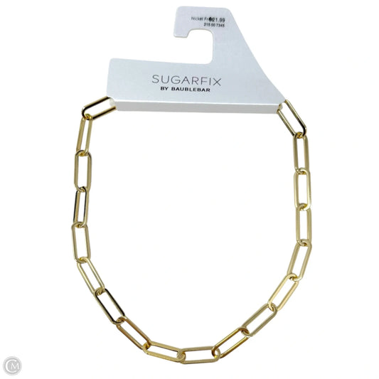 Nickel Free Gold Tone Paperclip Chain Necklace By Baublebar