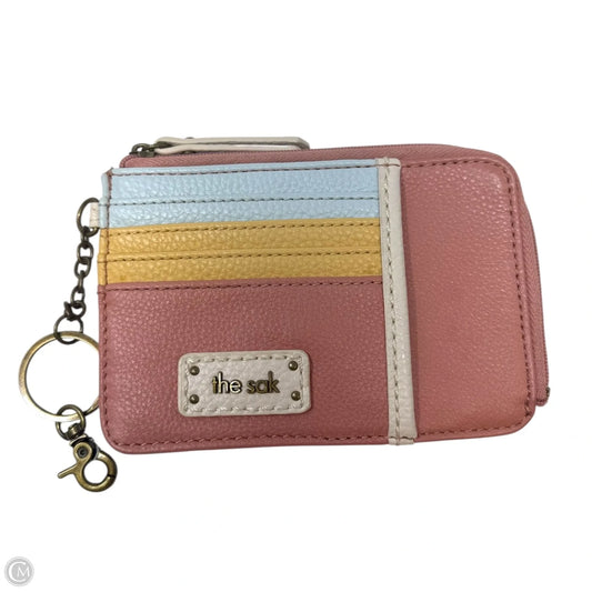 Colorblock Keychain Wallet Leather By The Sak, Size: Small