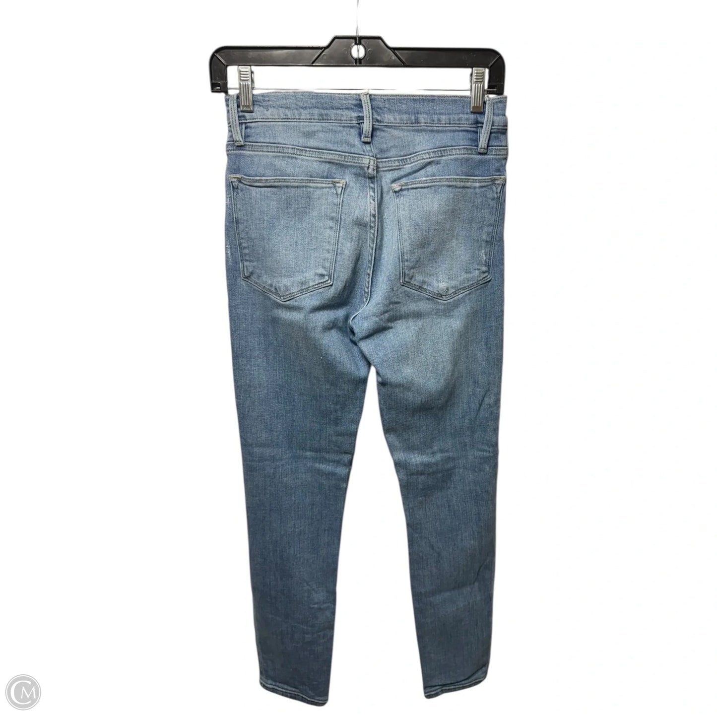 Le High Skinny Jeans Skinny By Frame In Blue Denim, Size: 2