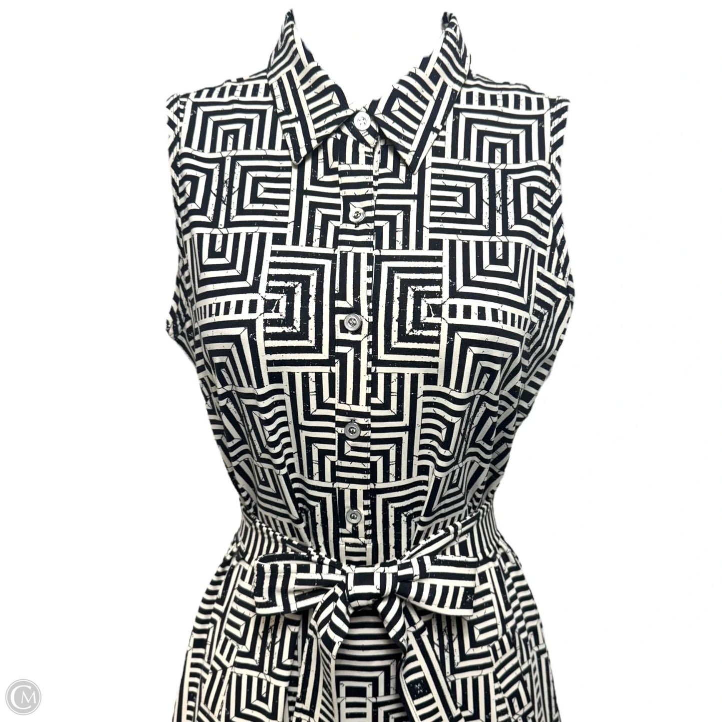 Dress Casual Short By J Mclaughlin In Geometric Pattern, Size: S