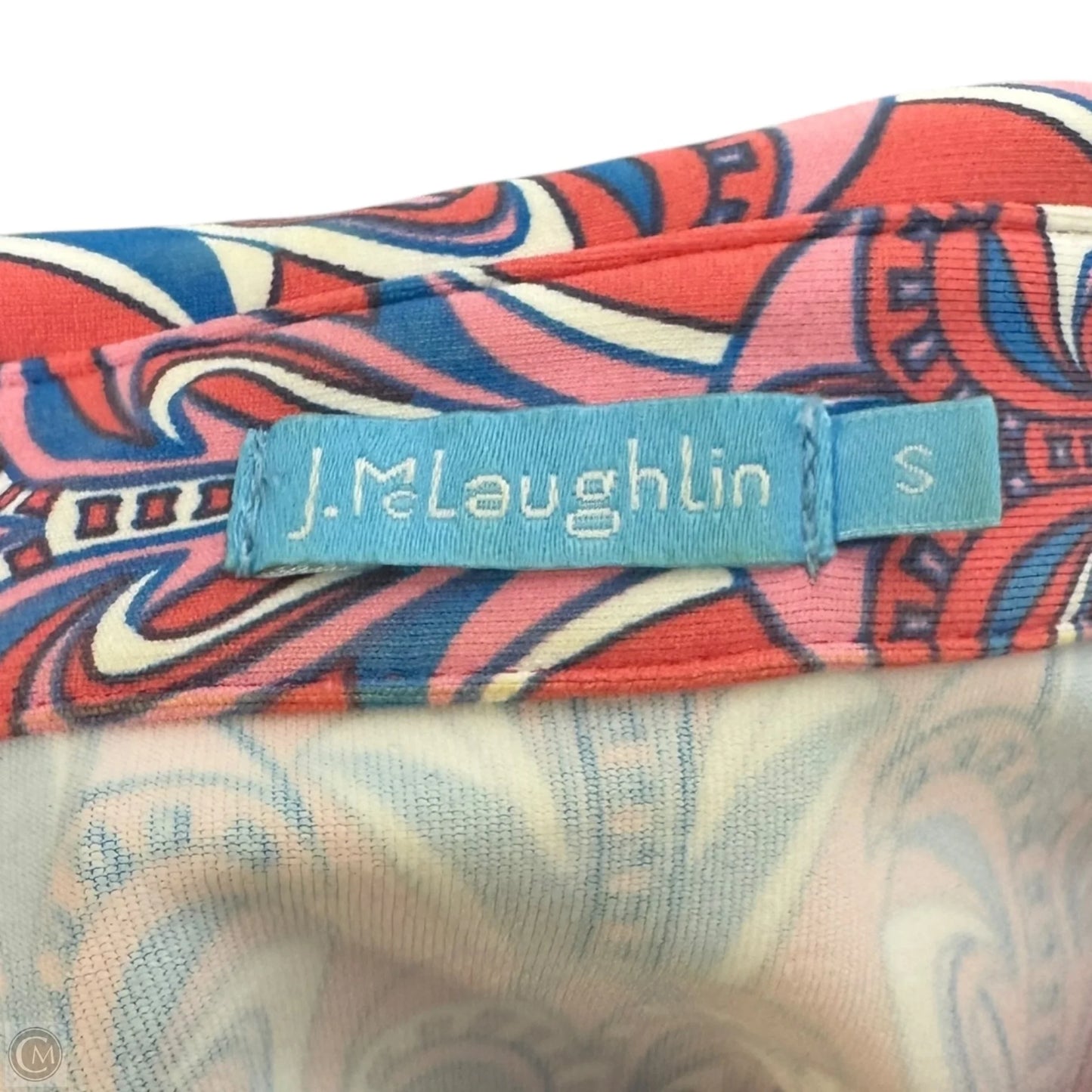 Dress Casual Short By J Mclaughlin In Blue & Pink, Size: S