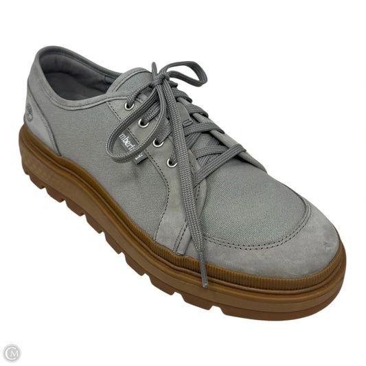 Canvas Shoes Sneakers By Timberland In Grey, Size: 10