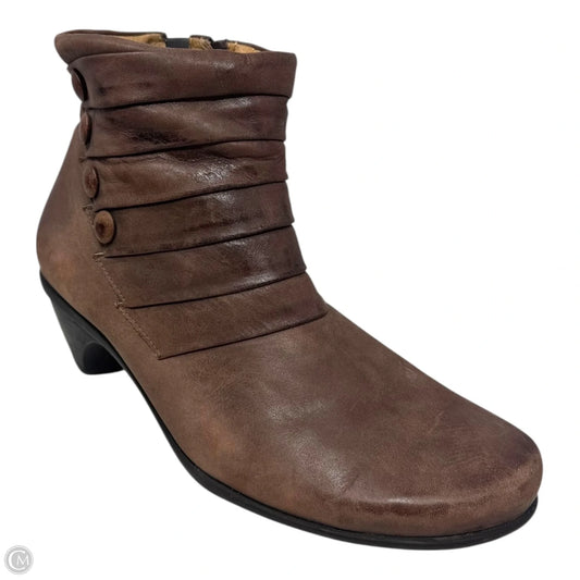 Legend Boots Ankle Heels By Naot In Brown, Size: 11