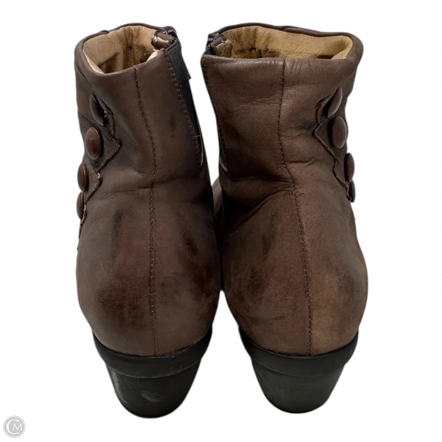 Legend Boots Ankle Heels By Naot In Brown, Size: 11