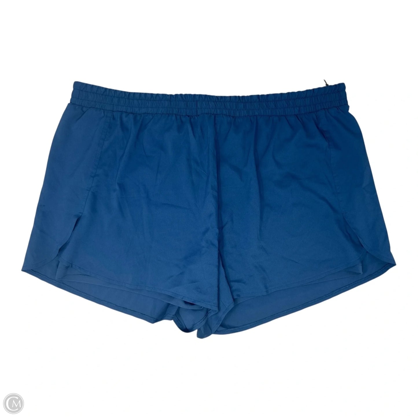 Athletic Shorts By girlfriend collective In Blue, Size: 3x