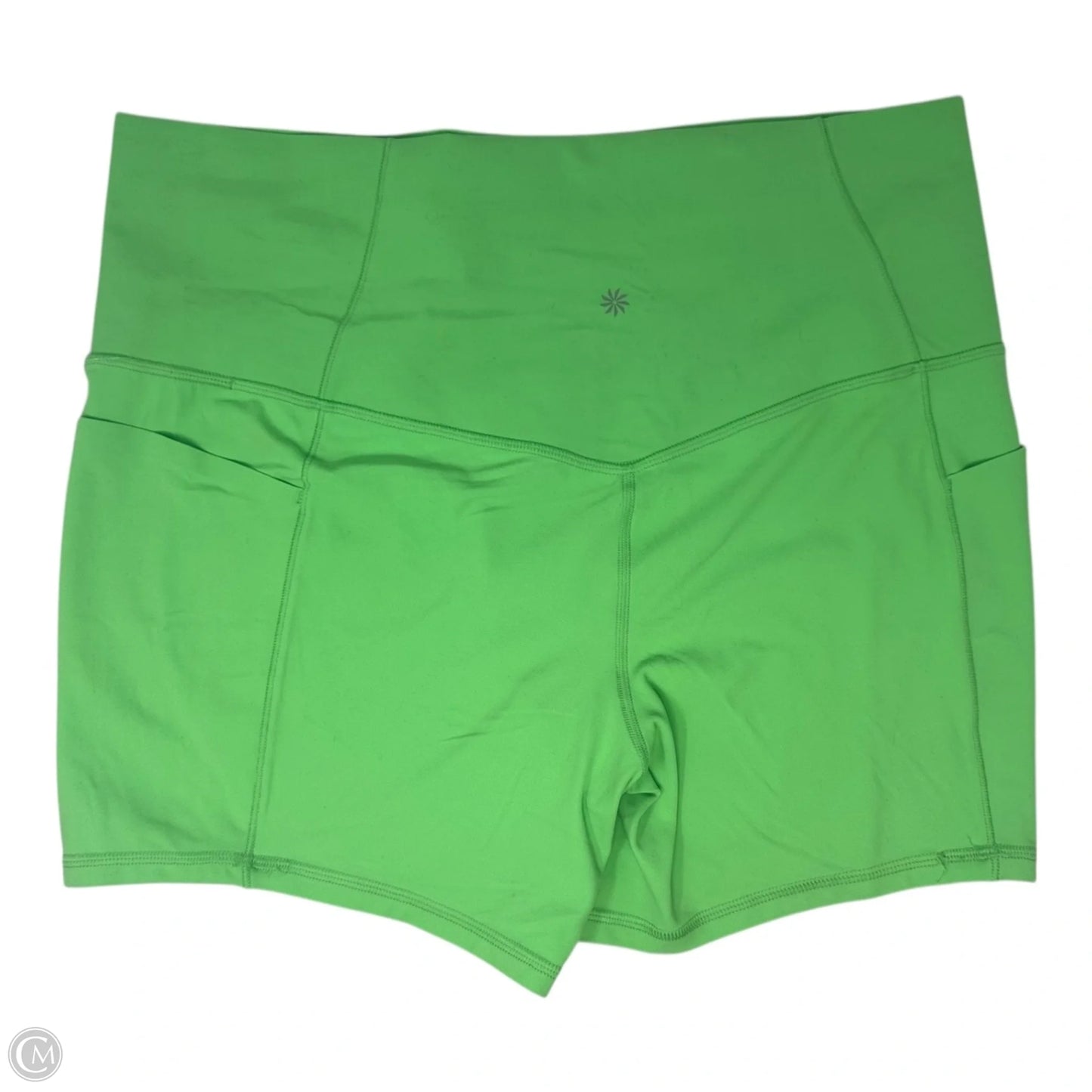 Athletic Shorts By Athleta In Green, Size: 2x