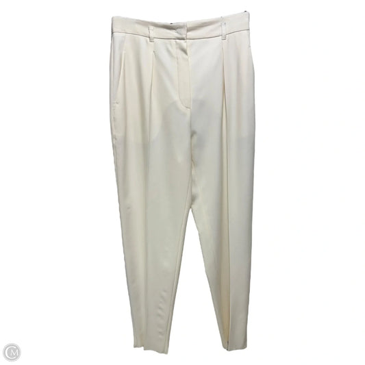 Briose Trouser Pants Designer By Max Mara Studio In Cream, Size: 10
