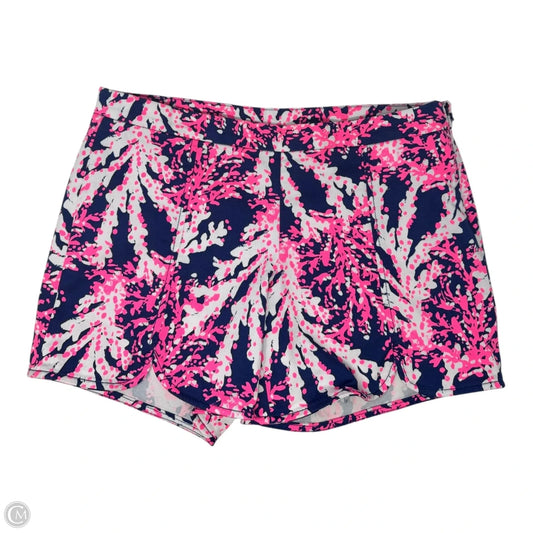 Hazelle Stretch Shorts Designer By Lilly Pulitzer In Nauti Navy Beyond The Sea , Size: 4