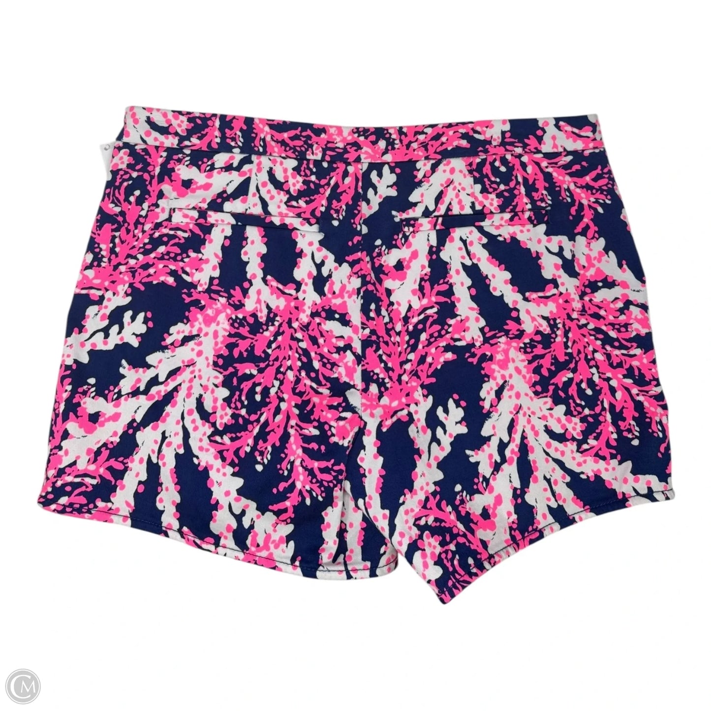 Hazelle Stretch Shorts Designer By Lilly Pulitzer In Nauti Navy Beyond The Sea , Size: 4