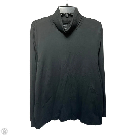 Top Long Sleeve By Pure Jill In Black, Size: Xl