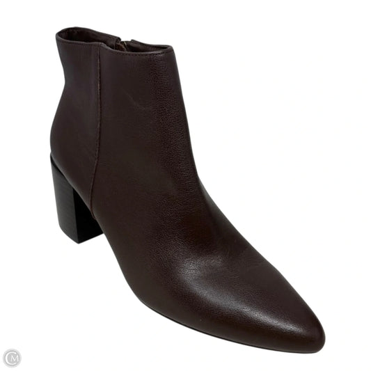 Tasel Waterproof Block Heel Booties By Blondo In Brown, Size: 7