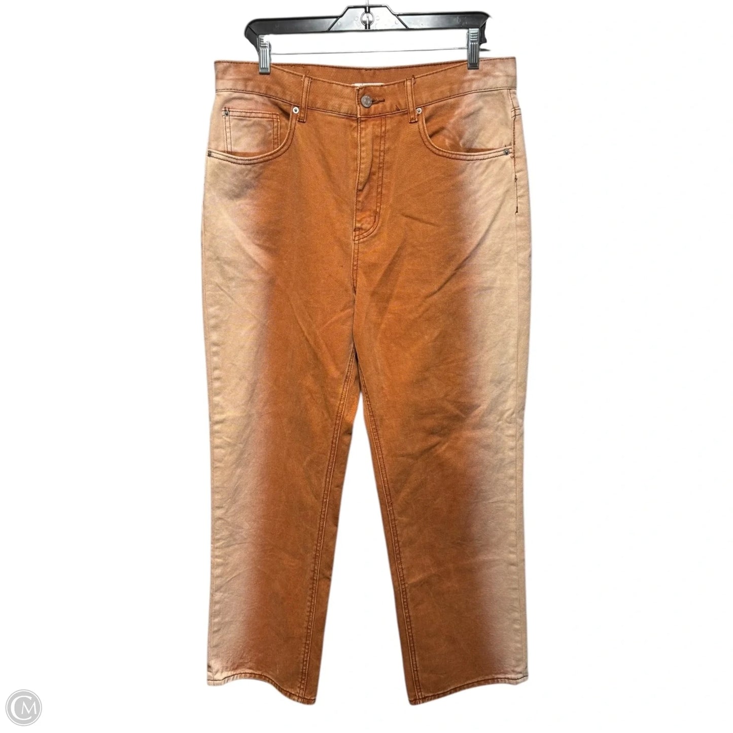 Cowboy Jeans Wide Leg By Bdg In Orange, Size: 14