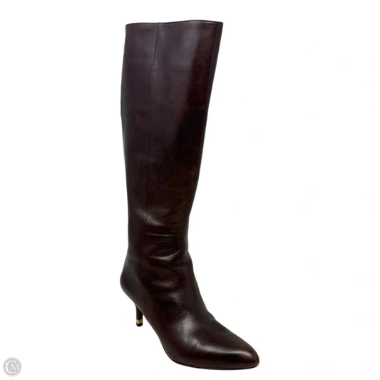 Tall Boots Designer By Coach In Brown, Size: 9