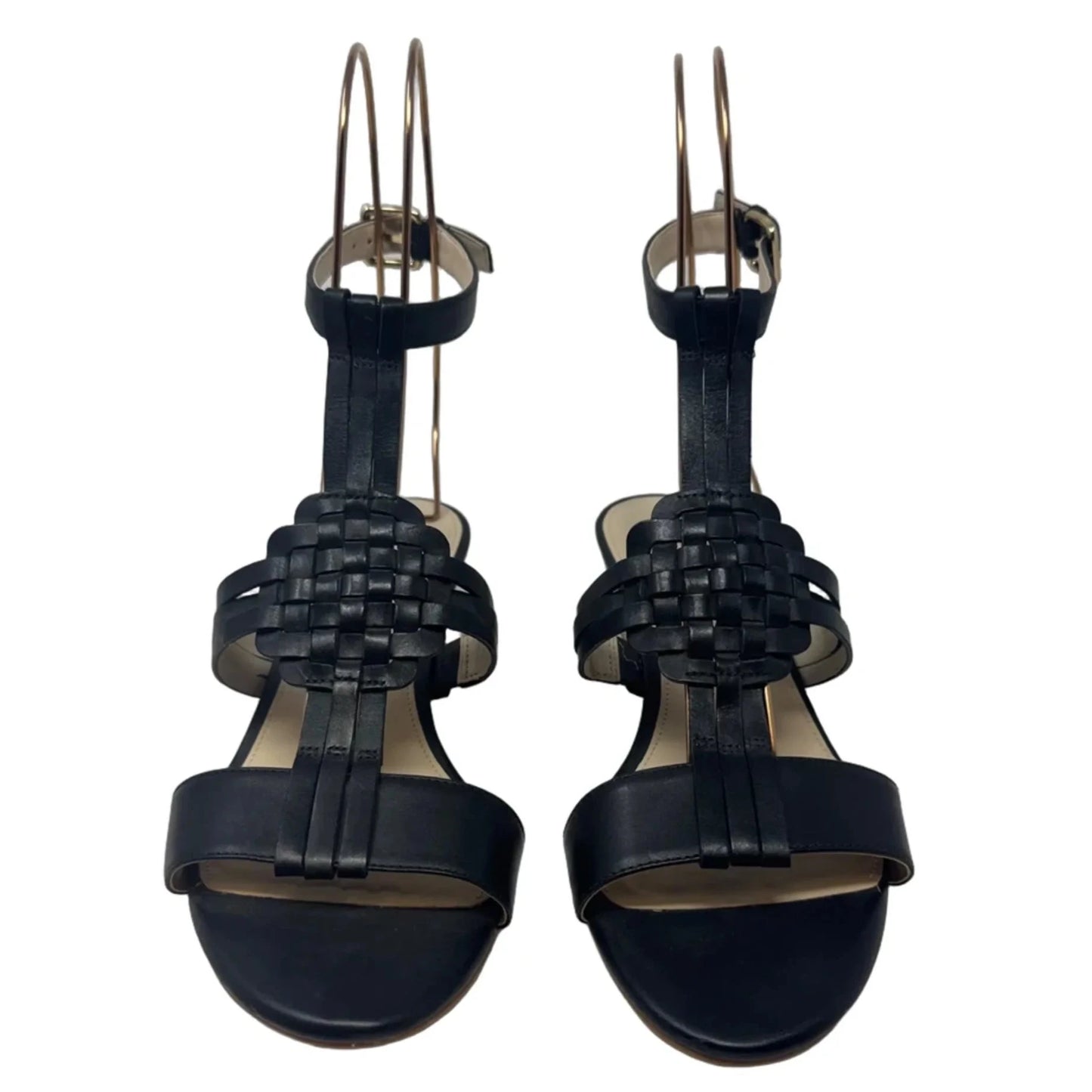 Sandals Heels Wedge By Cole-haan In Black, Size: 8